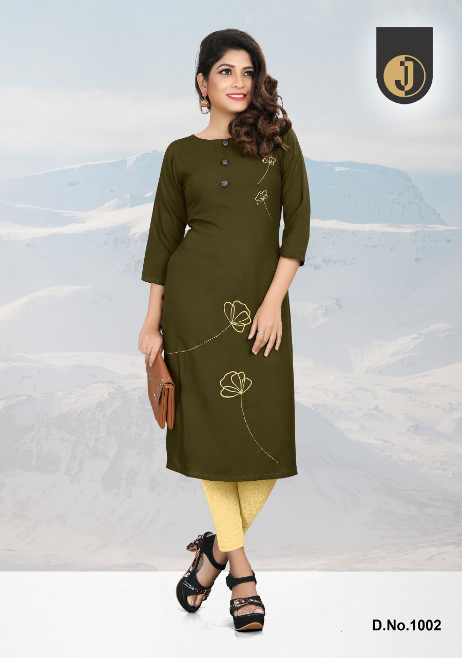 Joganiya Ishika Vol-1 Straight Kurti Sets Joganiya Ishika Vol-1 Straight Kurti Sets